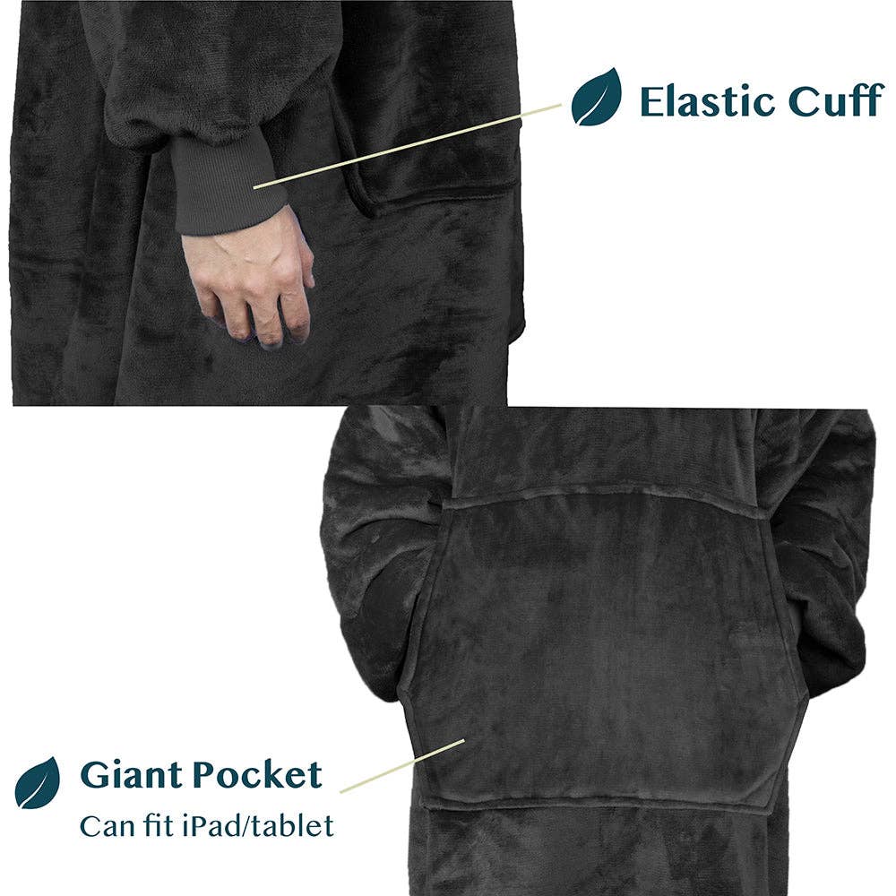 Wearable hoodie blanket lifestyle