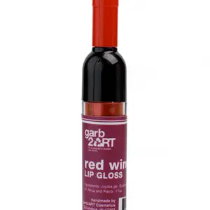 Red wine bottle lip gloss